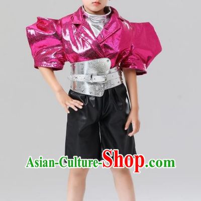Boys And Girls Yuan Universe Sweet And Cool Trendy Clothing T Stage Catwalk Silver Technology Sense Performance Photography Clothing