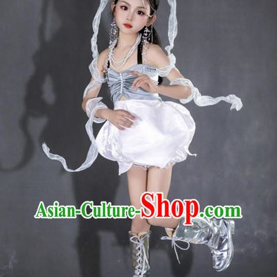 Girls Flower Bud Skirt Catwalk Dress Forest Elf Lily Of The Valley Flower Skirt 24 Solar Terms Tide Clothing