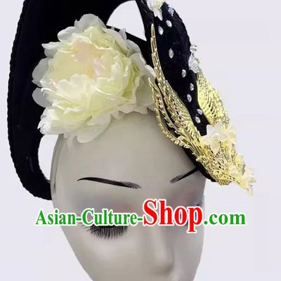 Folk Dance Chinese Classical Dance Dance Performance Headdress Art Examination Qingping Tune Accompanying Dancer Wig Hair Decoration Ancient Costume Wig Chinese Style