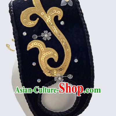 Folk Dance Chinese Classical Dance Dance Performance Headdress Art Examination Qingping Tune Accompanying Dancer Wig Hair Decoration Ancient Costume Wig Chinese Style