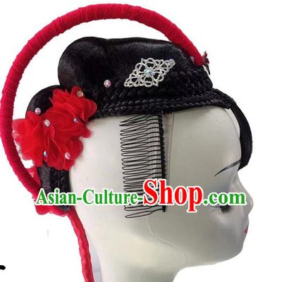 Chinese Classical Dance Headdress Taoli Cup Solo Dance Repertoire