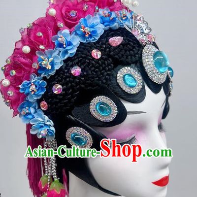 Chinese Dance National Style Opera Headdress Dance Headdress Wig Spring Boudoir Dream National Dance Art Examination Performance Headdress