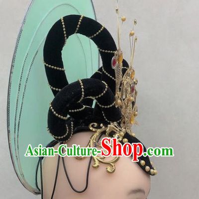 Dunhuang Dance Headdress Flying Classical Performance Lotte Silk Road Performance Headdress National Dance Art Examination Headwear