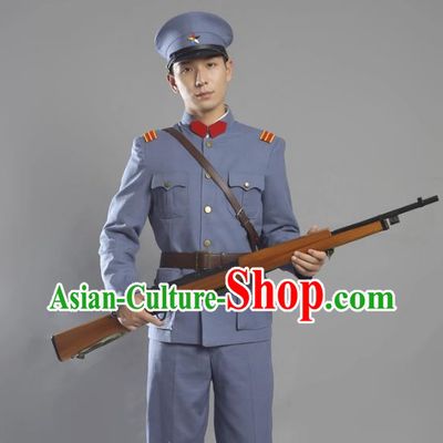 Warlords Of The Republic Of China Anti Beiyang Soldiers Film And Television Performance Cotton And Linen Suits
