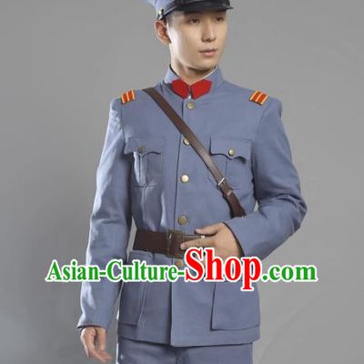 Warlords Of The Republic Of China Anti Beiyang Soldiers Film And Television Performance Cotton And Linen Suits