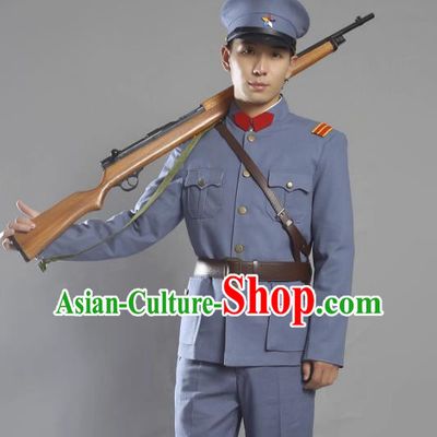 Warlords Of The Republic Of China Anti Beiyang Soldiers Film And Television Performance Cotton And Linen Suits