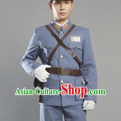 Cotton And Linen Fabrics Were Displayed In Chinese Military Uniforms During The Anti In The Republic Of China