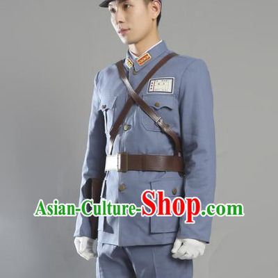 Cotton And Linen Fabrics Were Displayed In Chinese Military Uniforms During The Anti In The Republic Of China