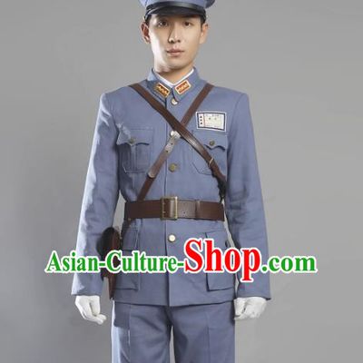 Cotton And Linen Fabrics Were Displayed In Chinese Military Uniforms During The Anti In The Republic Of China
