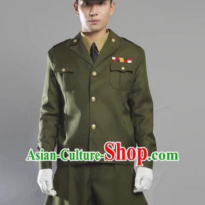 Republic Of China Performance Country Officer Zhang Lingfu Jacket Combat Uniform Suit