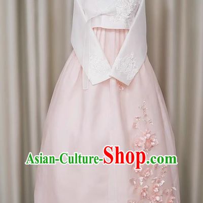 Korean Women Hanbok Court Style Princess Style Bride Wedding Dress Performance Costume
