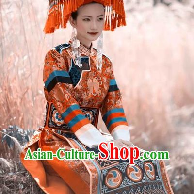 56 Ethnic Minorities In Costumes Of The Tu Nationality Catwalk Show Costumes Bridal Costumes