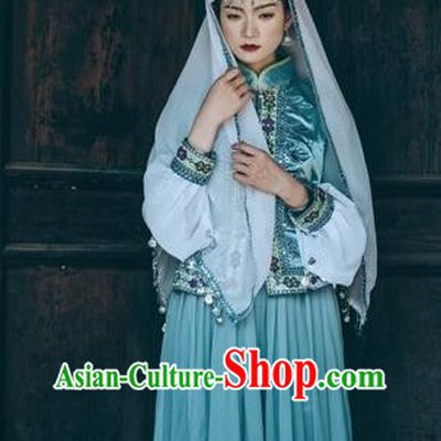 Salar Costumes Hui Dance Costumes Minority Catwalk Costumes
