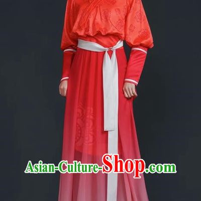 China Style Stage Catwalk Show Costumes Long Trailing Cheongsam Team Dress Art Examination Clothes