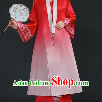 China Style Stage Catwalk Show Costumes Long Trailing Cheongsam Team Dress Art Examination Clothes