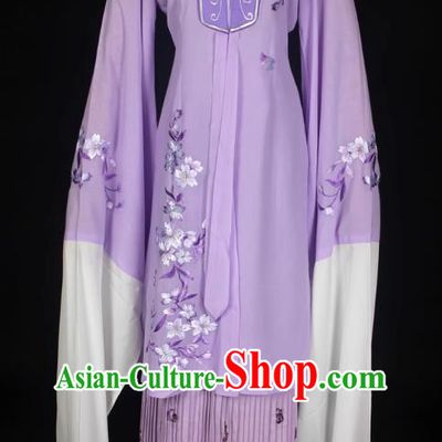 Purple Female Pair Phi Yue Opera Costume Huadan Clothes Pair