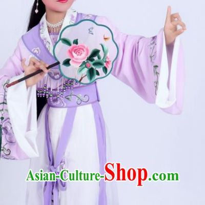 Huadan Clothing Red Silk Wrong Pomegranate Flower Pomegranate Moon Costume Performance Children Yue Opera Costumes