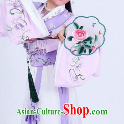 Huadan Clothing Red Silk Wrong Pomegranate Flower Pomegranate Moon Costume Performance Children Yue Opera Costumes