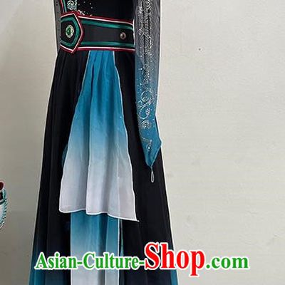 China Mongolian Dance Costume Ethnic Style Dance Costume Chopsticks Dance Elegant Big Swing Self Cultivation Art Test Practice Performance Costume