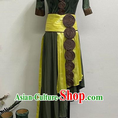 Dai Nationality Qinghe Solo Dance Under The Moon National Performance Dance Costume