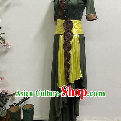 Dai Nationality Qinghe Solo Dance Under The Moon National Performance Dance Costume