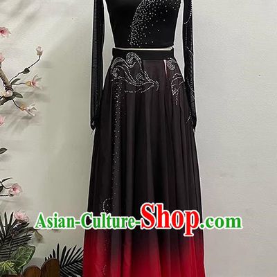 Female Huayao Dai Dance Costume Peacock Dance Big Swing Practice Skirt Practice Clothes Solo Dance Performance