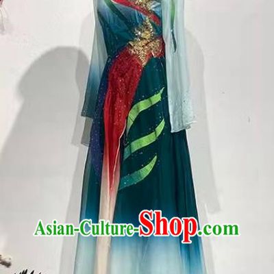 Han and Tang Dynasties Large Skirts Elegant Ancient Style Repertoire Art Examination Performance Costumes Picking Chrysanthemums Under The Eastern Fence China Classical Dance Performance Costumes