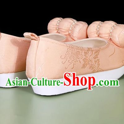 Pink Small Pillow Cloud Head Shoes Climbing Cloud Shoes Hanfu Shoes Cloud Head Girl