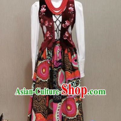 Russia Ukraine Denmark Switzerland Germany Foreign National Costumes Stage Costumes