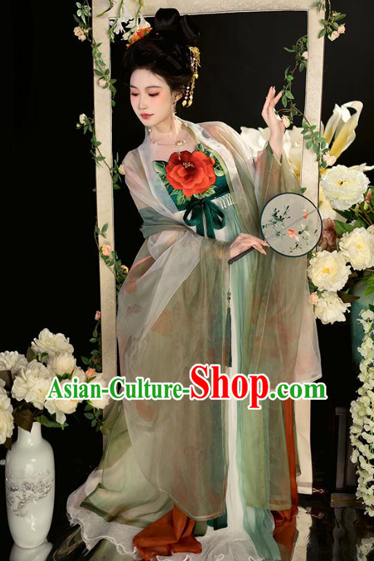 China TV Series Magnificent Concubine Dresses Tang Dynasty Court Empress Costumes Traditional Woman Hanfu Complete Set