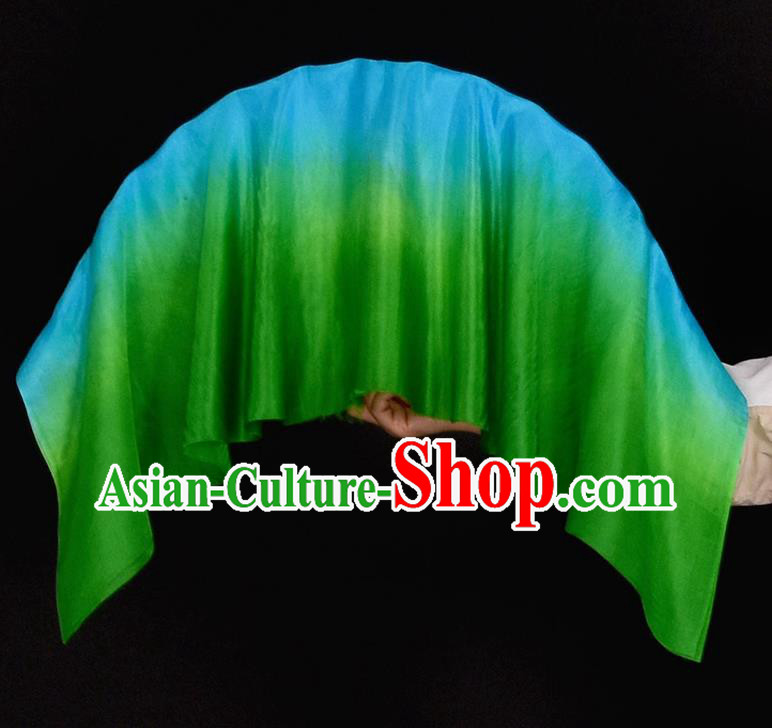 China Jiaozhou Yangko Dance Silk Fan Handmade Ribbon Fan Classical Dance Fan China Jiaozhou Yangko Dance Silk Fan Handmade Ribbon Fan Classical Dance Fan