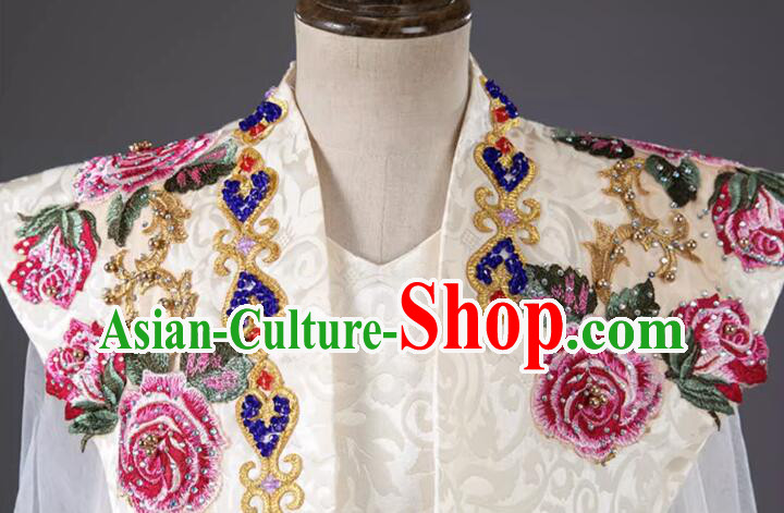 Top China Show Embroidered Costume Children Catwalks Clothing Model Contest Dress Top China Show Embroidered Costume Children Catwalks Clothing Model Contest Dress