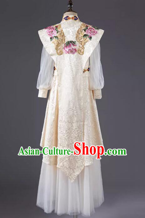Top China Show Embroidered Costume Children Catwalks Clothing Model Contest Dress Top China Show Embroidered Costume Children Catwalks Clothing Model Contest Dress