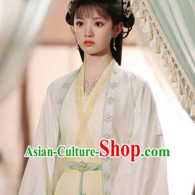 Romantic TV Series New Life Begins Li Wei Clothing China Ancient Royal Princess Hanfu Dress Historical Costumes