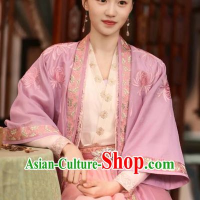 Romantic Drama New Life Begins Shuang Jiang Clothing China Ancient Noble Woman Dress Song Dynasty Princess Consort Costumes
