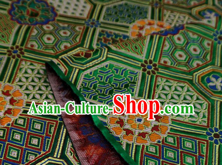 Green China Traditional Brocade Fabric Classical Lucky Pattern Design Cloth Tang Suit Drapery Green China Traditional Brocade Fabric Classical Lucky Pattern Design Cloth Tang Suit Drapery