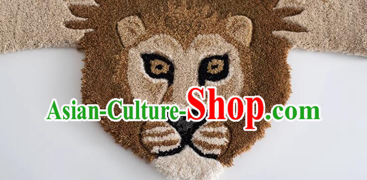 Handmade Woolen Rug African Lion Carpet Handmade Woolen Rug African Lion Carpet