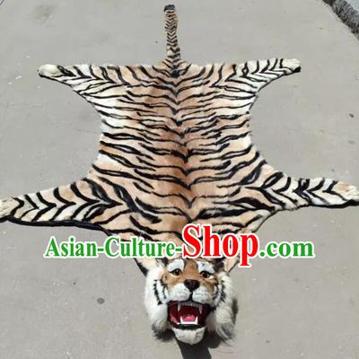 Handmade Artificial Fur Rug Top Tiger Carpet