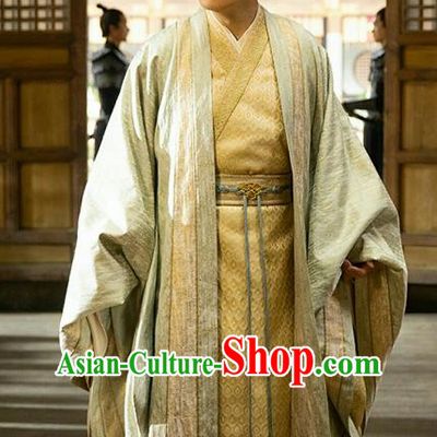 China Ancient Prince Hanfu Garments Traditional Male Costumes TV Series New Life Begins Young Master Yin An Clothing