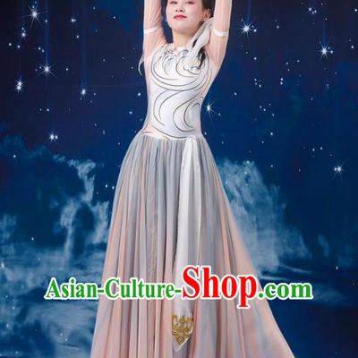 Classical Dance Performance Costume Female Chinese Style Art Examination Chorus Dance Costume Modern Opening Dance Big Swing Skirt