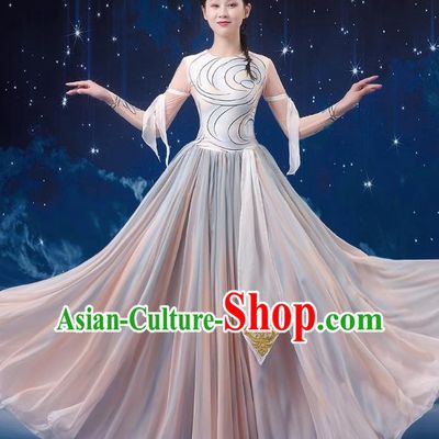 Classical Dance Performance Costume Female Chinese Style Art Examination Chorus Dance Costume Modern Opening Dance Big Swing Skirt