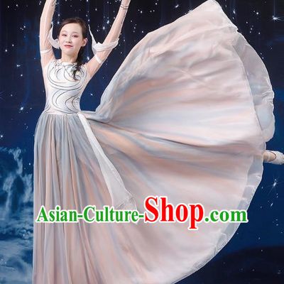 Classical Dance Performance Costume Female Chinese Style Art Examination Chorus Dance Costume Modern Opening Dance Big Swing Skirt