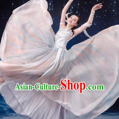 Classical Dance Performance Costume Female Chinese Style Art Examination Chorus Dance Costume Modern Opening Dance Big Swing Skirt