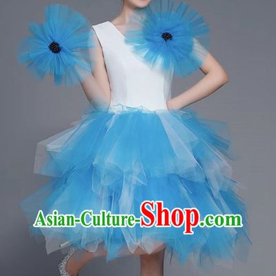 Modern Dance Costumes Fashion Dancer Costumes Opening Dance Costumes Fluffy Chorus Square Dance Dresses