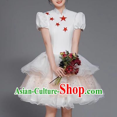 Modern Dance Costume Female Fashion Opening Dance Choir Dance Dress Square Dance Tutu Skirt Adult