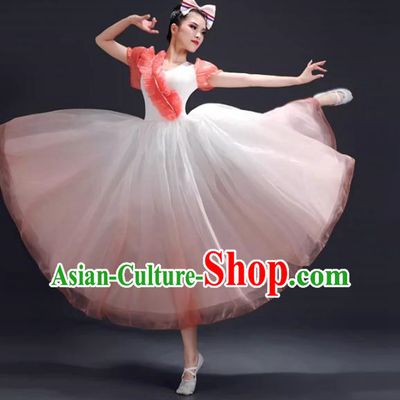 Opening Dance Large Swing Skirt Performance Clothing Female Chorus Clothing Modern Dance Song Accompaniment Dance Costume Classical Dance Performance Clothing