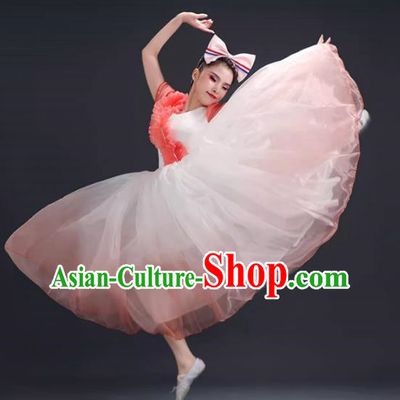 Opening Dance Large Swing Skirt Performance Clothing Female Chorus Clothing Modern Dance Song Accompaniment Dance Costume Classical Dance Performance Clothing