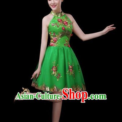 Classical Dance Costumes Opening Dance Skirt Modern Dance Costumes Women Square Dance Dress Folk Music Performance Costumes