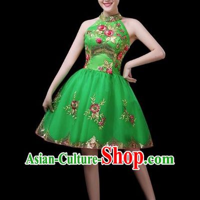Classical Dance Costumes Opening Dance Skirt Modern Dance Costumes Women Square Dance Dress Folk Music Performance Costumes