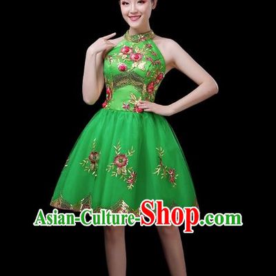 Classical Dance Costumes Opening Dance Skirt Modern Dance Costumes Women Square Dance Dress Folk Music Performance Costumes